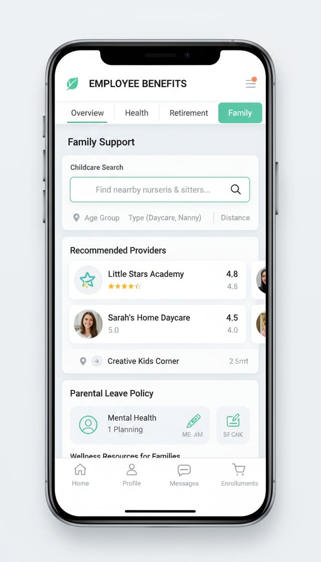 Employee benefits app